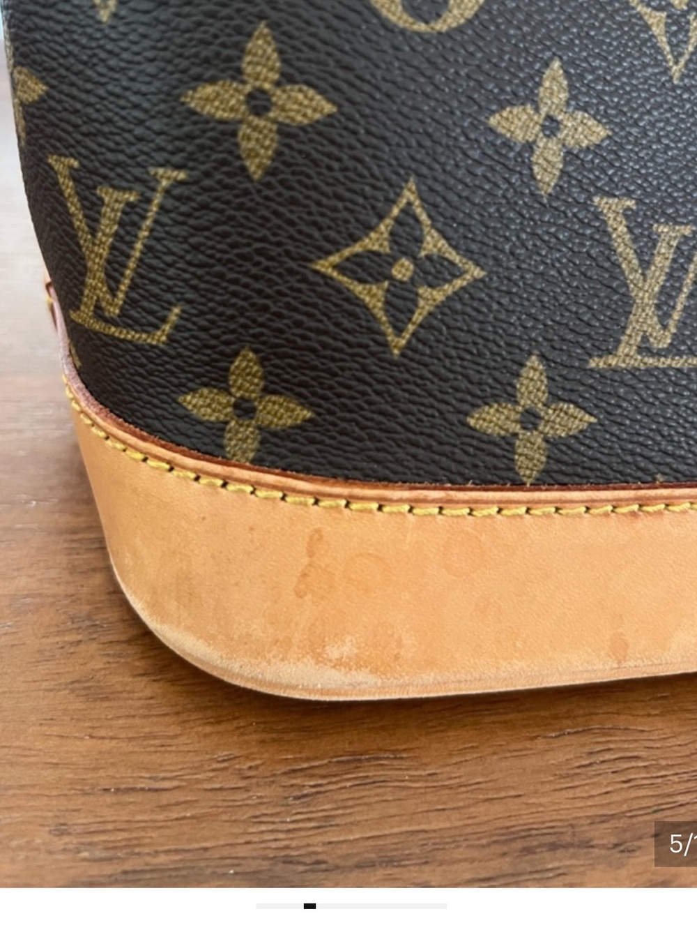 Vintage Louis Vuitton Monogram Alma Satchel - Monogram Canvas - Picture 4 of 10